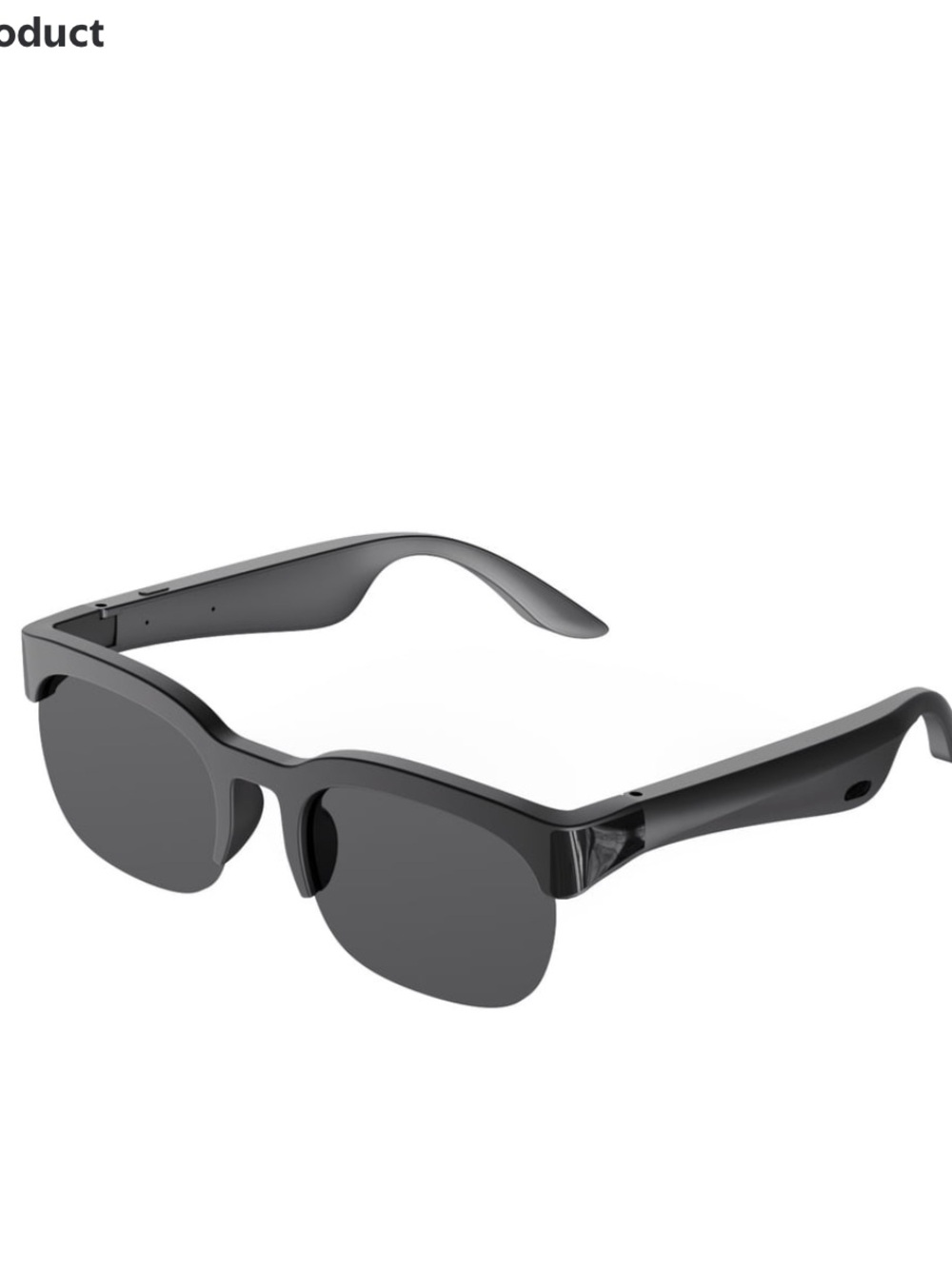 Multifunctional XG89 Open Ear Bluetooth Smart Glasses, UV/Blue Light Protection